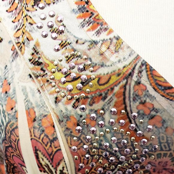 APT.9 Empire Paisley Top NWOT - Picture 2 of 9